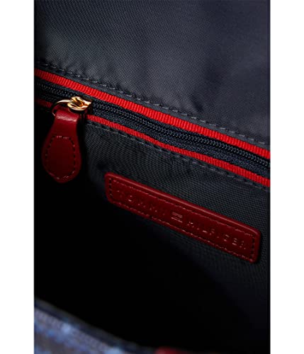 Tommy Hilfiger Kennedy II Flap Backpack w/Hangoff-Coated Square Monogram Tommy Navy/Charcoal Blue One Size4