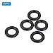 PATIKIL Nitrile Rubber O-Rings 26mm OD 16mm ID 5mm Width, 25 Pcs Metric Sealing Gasket for Faucet Plumbing Automotive Repair, Black