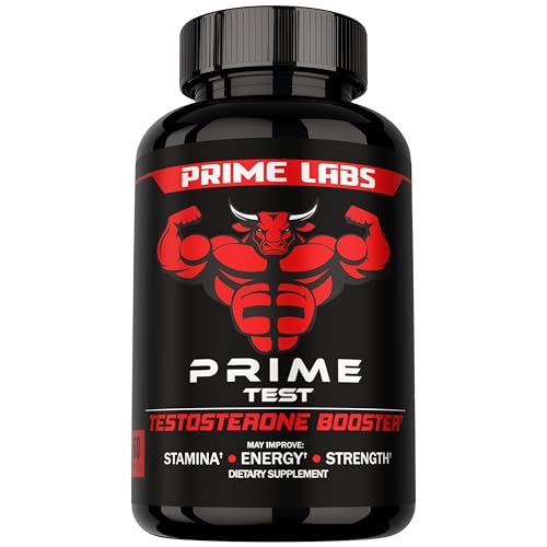 Prime Labs - Men's Testosterone Booster - Stamina, Endurance, & Strength Booster - 60 Caplets