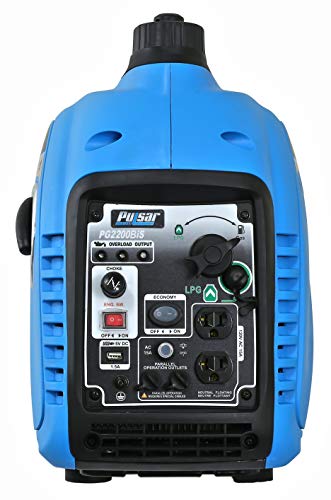 Pulsar 2,200W Portable Dual Fuel Quiet Inverter Generator with USB Outlet & Parallel Capability, CARB Compliant, PG2200BiS - Image 3