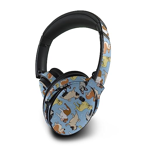 Image of MightySkins Skin Compatible with Bose QuietComfort 45 Headphones - Puppy Party | Protective, Durable, and Unique Vinyl Decal wrap Cover | Easy to Apply, Remove, and Change Styles | Made in The USA