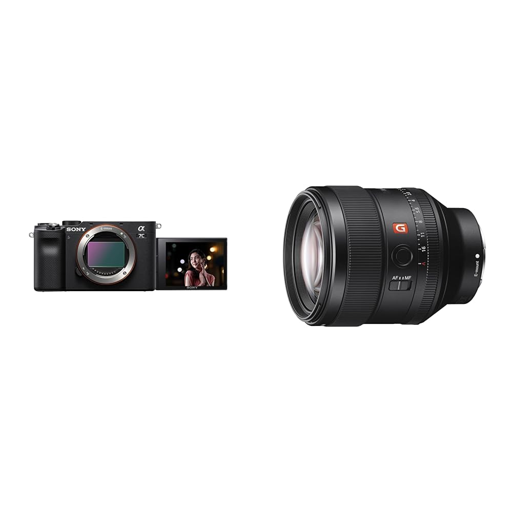 Sony Alpha Ilce-7C Compact Full Frame 64 GB Camera | 4K with Flip Screen, Light Weight | Real Time T