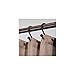 iDesign Metal Shower Curtain Hooks, The Axis Collection – Set of 12, Bronze