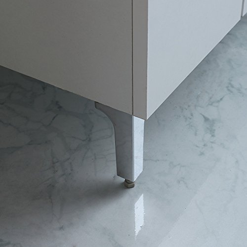 Lavatoio lavanderia 50x50 cm con mobile bianco e