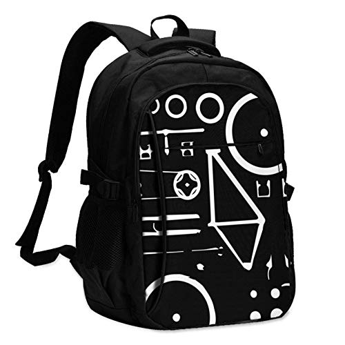 Travel Laptop Rucksack, Bike Exploded Travel Laptop Rucksack Schultasche Outdoor Sling Bag mit USB-Ladeanschluss AntiTheft Herren- und Damenrucksäcke
