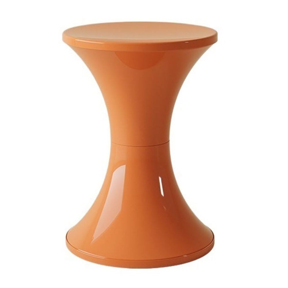 ZTHYSHOZ Coffee Table Colorful Mini Sofa Side Table Small Bedside Storage Home Stool Corner(Orange)