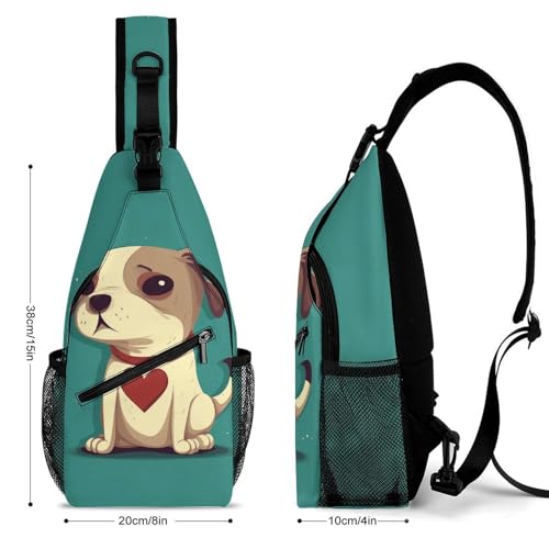 Bolso Cruzado en Forma de Corazón para Senderismo miniatura 2