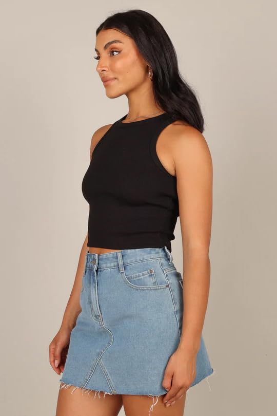 Image of Toochki Tops for Women Crop Top for Women's Tank Activewear Tee Sports Western Casual Cotton Camisole Pack of 2 Combo