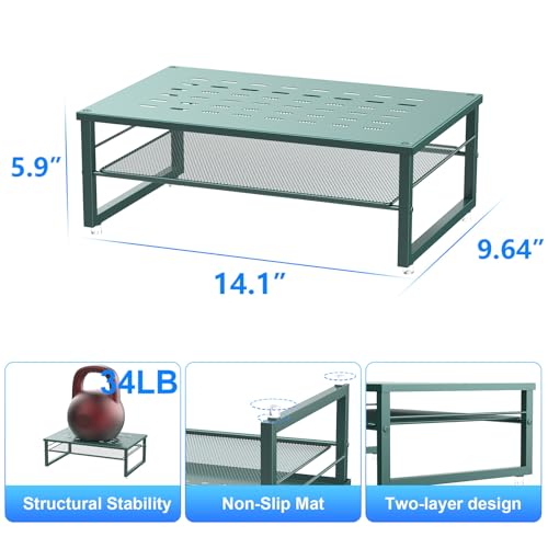 Image of gianotter 2-Tier Metal Monitor Stand Riser