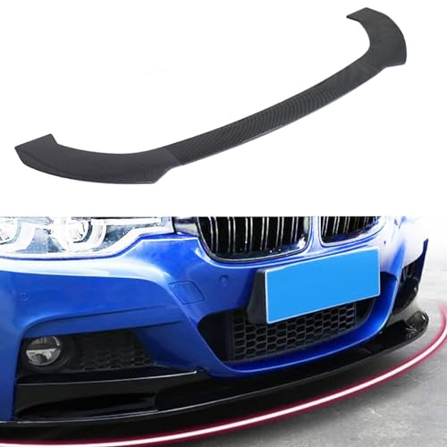 Alerón Delantero (spoiler Lip) Para BMW Serie 1 E81 E82 E87 E88 - ABS/fibra De Carbono, Antiarañazos, Fácil Instalación
