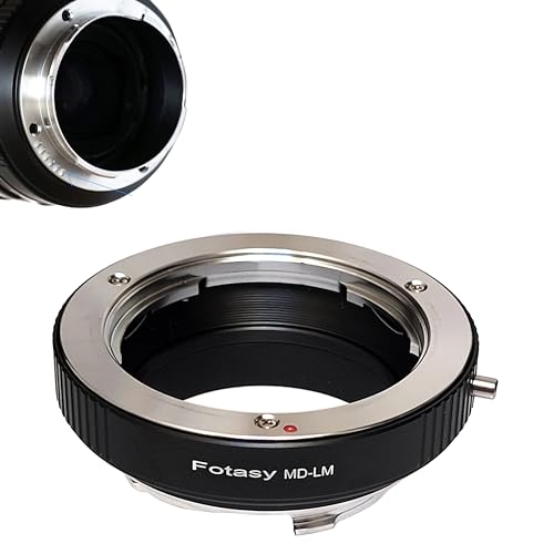 Fotasy Minolta MD/MC Rokkor Lens to Leica M Mount Camera Adapter, fits Leica M9, M8, M7, M6, M5, M4, M3, M2, Ricoh GXR Mount A12