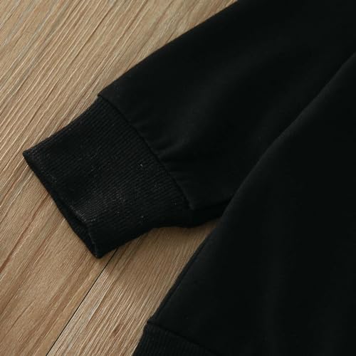 Youth Solid Classic Hoodies Infant Boys Girls Birthday Long Sleeve Letter Prints T Shirt for Boys Girls 5-162