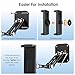 Lucrave Tablet Wall Mount Holder, Aluminium Extendable iPad Wall Holder, with 360°Rotating Base Adjustable and Foldable for iPad Pro Air Mini, Galaxy Tab, All 4.7-13