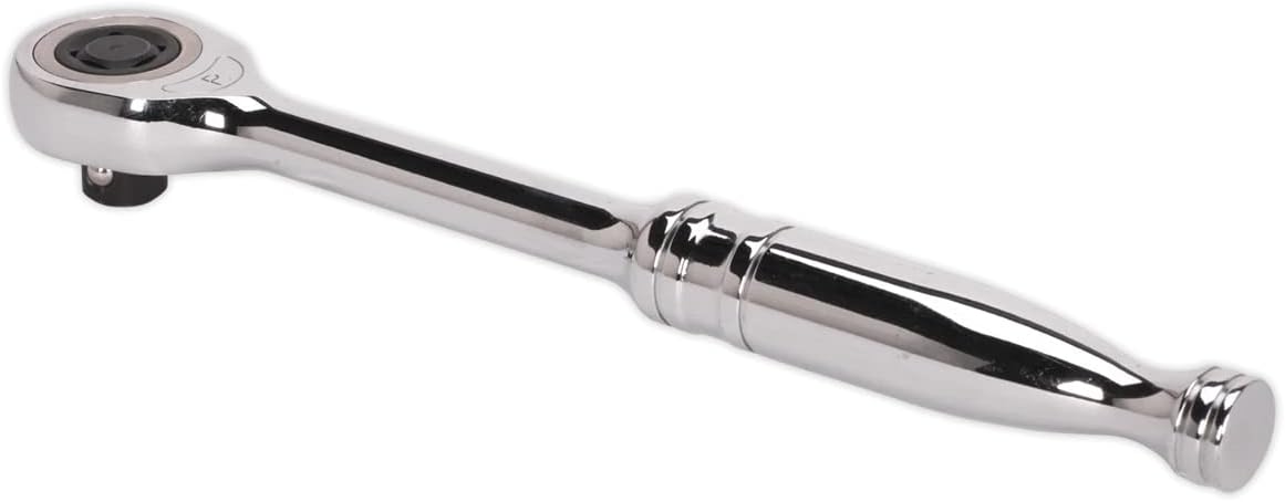 Sealey Ak562 Gearless Ratchet 3/8Sq Drive, White, 185mm - Image 3