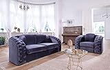Maße: 3 Sitzer: 210 x 85 x 105 cm / 2 Sitzer: 185 x 85 x 105 cm