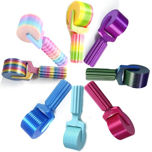 Professional Diamond Painting Tools Kit: 3D Printed Art Roller & Straightening Tool for Smooth Pressing, Achieve Flawless Results on All Your Rhinestone Embroidery Projects (2pc Macaron)