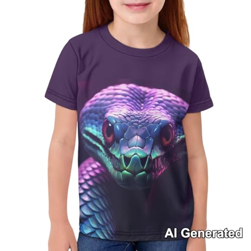 Image of Xhuibop Kids T Shirts for Boys Size 3-16 Girls Short Sleeve Sportswear Active Tops