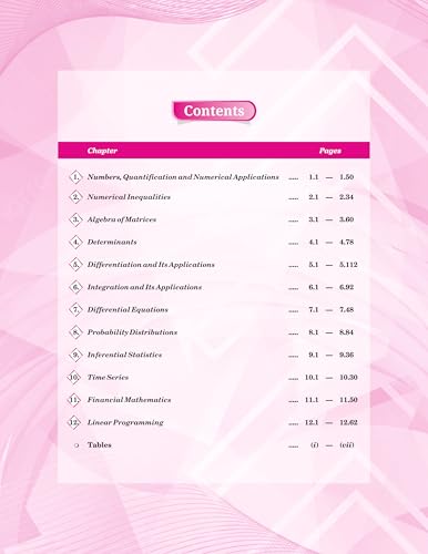 Image of Elements of Applied Mathematics For Class XII (2026-27)