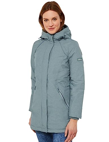 CECIL Damen B100727 Wintermantel, Stormy sea Green, XXL
