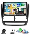 4+64G Android 15 Autoradio für FIAT Doblo 2010-2015/Opel Combo 2011-2018 Carplay Android Auto Roinvou, 9 Zoll Auto Radio Incell Touchscreen mit GPS Bluetooth EQ WiFi RDS FM SWC MIC Rückfahrkamera