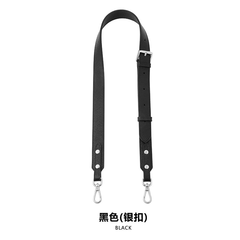 Lederen riem, schouderriem voor tassen, 4 cm breed, 109-117 cm, verstelbare draagriem, PU-leer, schouderriem, tasriem, vervanging, lederen draagriem, doe-het-zelf riem voor dames, handtassen