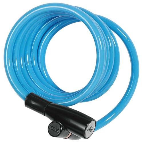 ABUS Antirrobo de cable en espiral 3506K - Antirrobo de bicicleta flexible de 6 mm de grosor - Nivel de seguridad 1