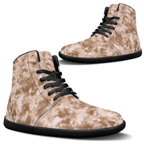Binienty Women Men High Top Minimalist Barefoot Shoes Zero Drop Sole Outdoor Ankle Boot Shoes2