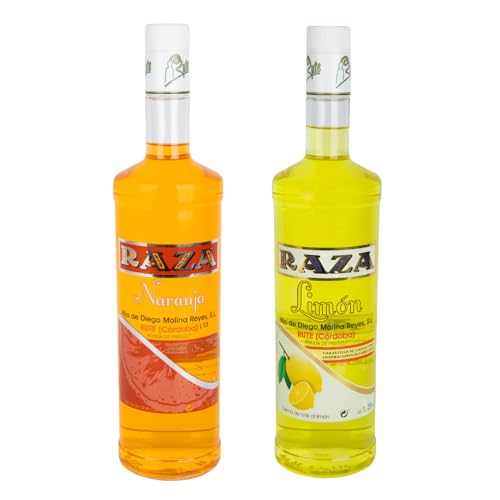 Pack de 2 Cremas de Anís (25º) - 1 Botella de Naranja y 1 Botella de Limón, 1L