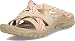 Skechers Women's Reggae-Soundproof-Thong Slide Multi-Strap Sandal, Natural, 11 M US