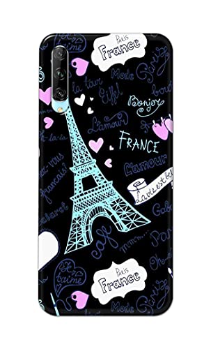 Image of PRINTFIDAA Lovers Famous Place Eiffel Tower in Paris Printed Designer Hard Back Case Cover for Huawei Y9S (2019) -(WY) MVN1003