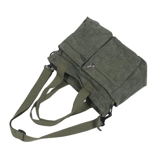 Sac cabas côtelé pour femme POPETPOP avec compartiments et bandoulière
