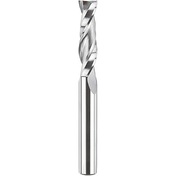SpeTool Spiral Groove Cutter 8 mm Shaft Upcut 32 mm Cutting Length Groove Cutter Wood Cutter Spiral Cutter Solid Carbide End Mill 2 Flutes Router Bit Slot Cutter Wood CNC Milling Cutter for Router