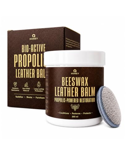 Q honey Bálsamo de Cera para Cuero 250ml – Acondicionador con Pró...