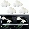 4 Pcs Cloud Air Vent Clips, Cute Cloud Car Air Fresheners Vents Clips Funny Diffuser Vent Clips Interior Decor Charm Cute Accessories Car Decoration for Women #2