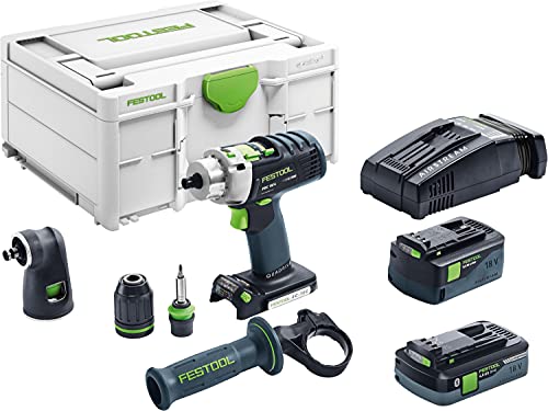 FESTOOL Akku-Schlagbohrschrauber PDC18/4Li-Set 18,0 Volt 5,2 und 4,0 Ah (Li-Ion)