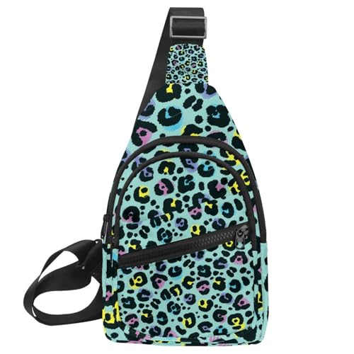 Sac à bandoulière coloré ultra léger avec motifs abstraits artistiques uniques