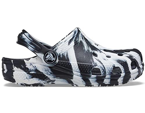 Image of Crocs Kids' Classic Marbled Tie-Dye Clogs