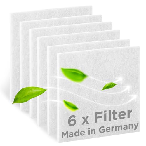 BremerLuft 6x Ersatzfilter für LIMODOR Compact Lüfter kompatibel mit Limot Lüftungsgerät (Art.-Nr. 00070 und 00810) Luftfilter & Staubfilter Made in Germany (6 Filter Weiß)