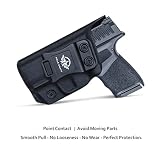 Hellcat Kabura IWB Kydex for Springfield Armory Hellcat Pistolet Case Pocket - Wewnątrz pasa Ukryte Carry Kabura Hellcat Akcesoria Guns Pouch (Black, Left Hand Draw)