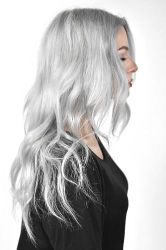 Image of Overtone Daily Color Depositing Conditioner: 4.5oz Temporary Coloring Conditioner w /Shea Butter & Coconut Oil, Refresh Color & Prevent Fading, Vegan & Cruelty-Free, Pastel Silver is Serene Silver