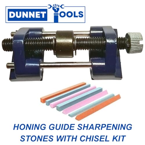 Dunnet Tools Honing Guide Sharpening Stones with Chisel Kit | Professional Woodworking Tools for Knives, Axes, and DIY Equipment | Aluminium Alloy Precision | Stainless Steel Chisel Plane Iron Blade 2 Dunnet Tools Honing Guide Sharpening Stones with Chisel Kit | Professional Woodworking Tools for Knives, Axes, and DIY Equipment | Aluminium Alloy Precision | Stainless Steel Chisel Plane Iron Blade - Image 2