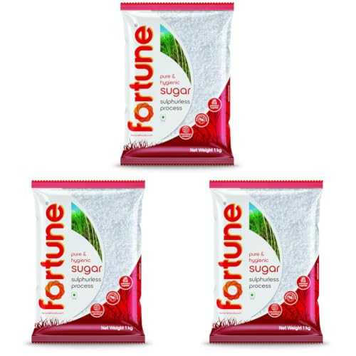 Image of Fortune Sugar, 1 kg (Pack of 3)