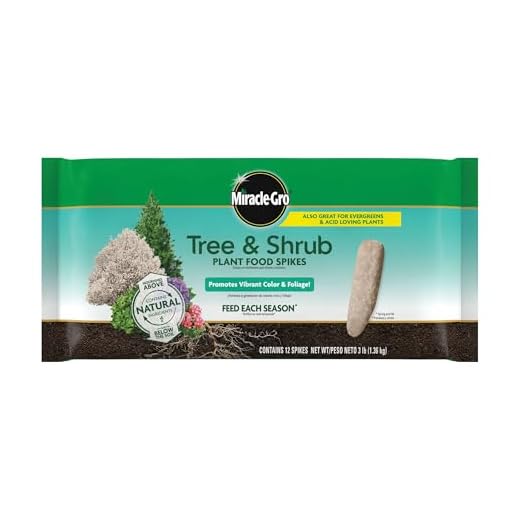 Miracle-Gro Tree and Shrub Plant Food Spikes, For Deciduous, Flowering and Evergreen Trees, Hydrangeas, and Acid-Loving Plants, 12 Spikes
