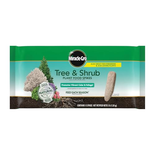 Miracle-Gro Tree and Shrub Plant Food Spikes, For Deciduous,...
