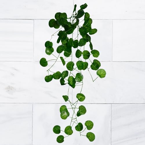 DecoreBugs Artificial Plants Leaves Hanging Ivy Garlands Plant Greenery Vine Creeper Home Decor Door Wall Balcony Decoration Party Festival Craft (Pack of 1)