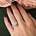 SHELOVES Art Deco Marquise Cluster Halo Wedding Engagement Rings For Women AAAAA CZ 925 Sterling Silver Sz 7