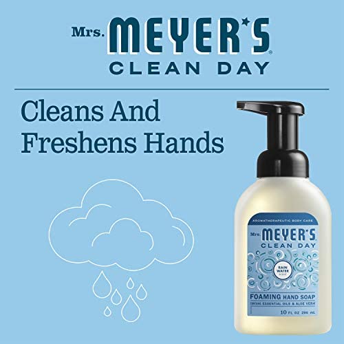 Miniatura 6 de Mrs. MEYER'S Clean Day - Jabón de manos espumoso, aroma de agua de lluvia, 10 onzas líquidas (paquete de 2)