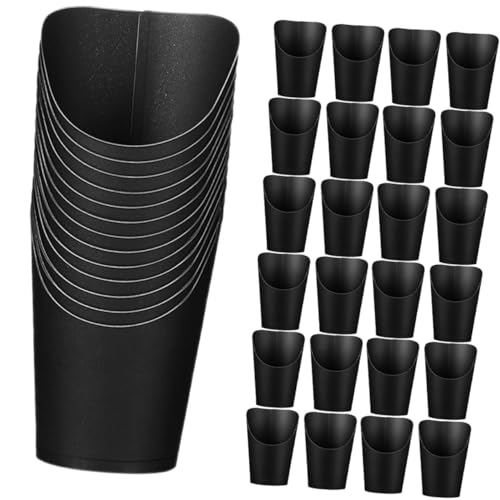 MAGICLULU 50Pcs Paper French Fry Cups Fun Snack Holders for Parties Celebrations and Events for French Fries Candy and Snacks Lightweight and Convenient Storage