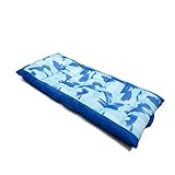 Big Joe Kona No Inflation Needed Pool Lounger with Headrest, Paintbrush Blue Double Sided Mesh, Quick Draining Fabric, 5.5 feet Big