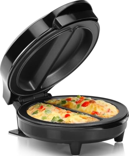 Holstein Housewares Stainless Steel 2 Section Omelet & Fritt...